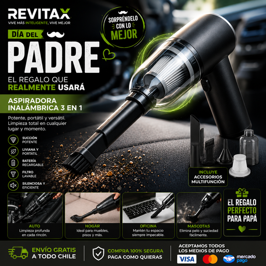 Aspiradora Inalambrica para auto