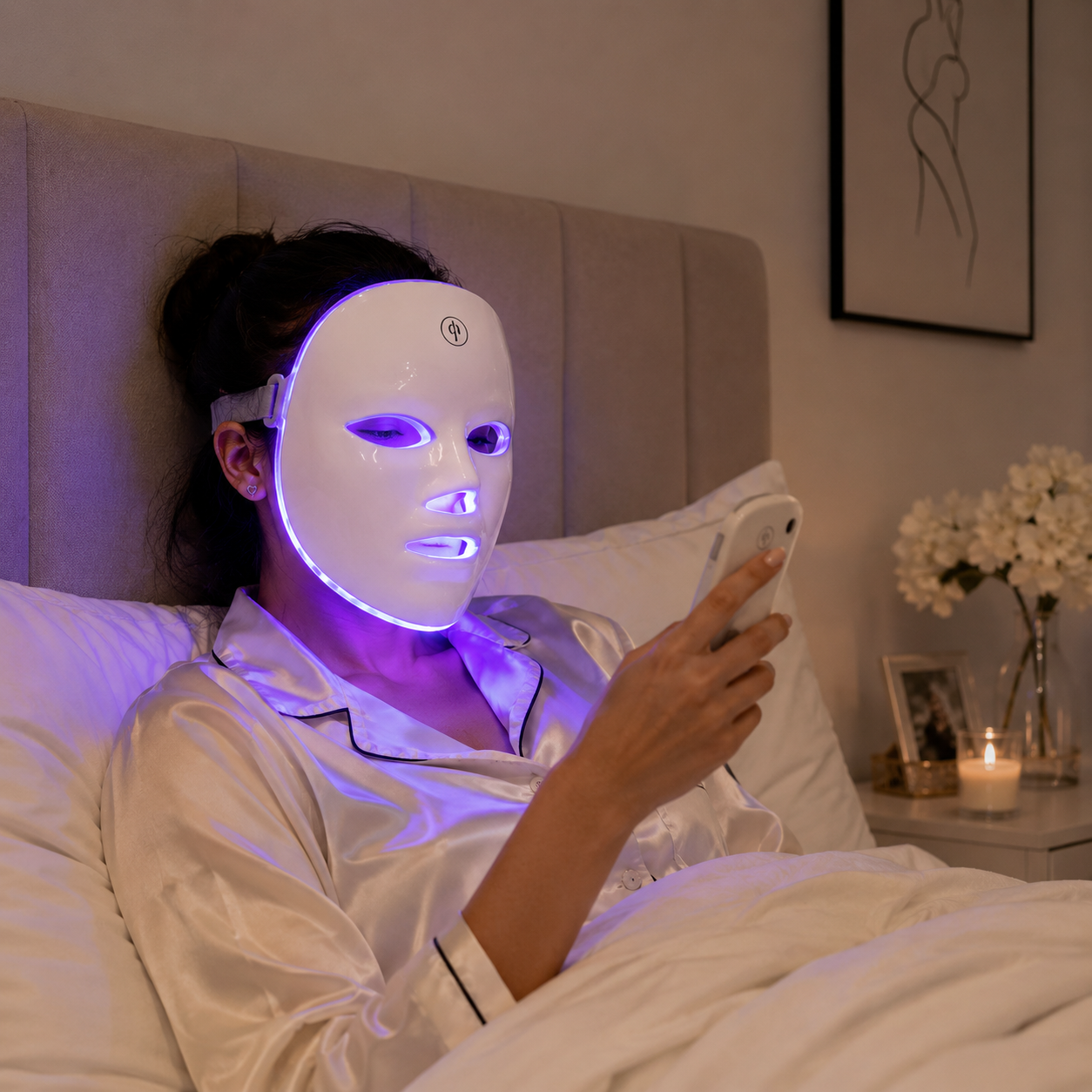 Máscara LED de Rejuvenecimiento Facial