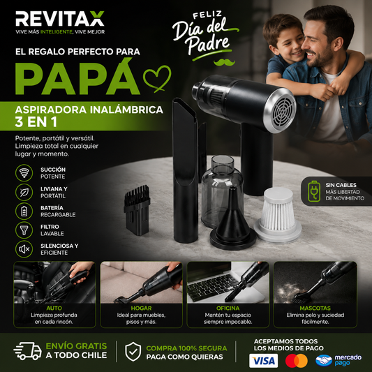 Aspiradora Inalambrica para auto